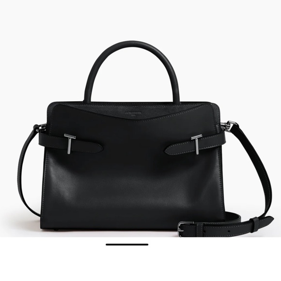 Le Tanneur - EMIE MEDIUM HANDBAG IN SMOOTH LEATHER AND NUBUCK - Picture 1 of 10
